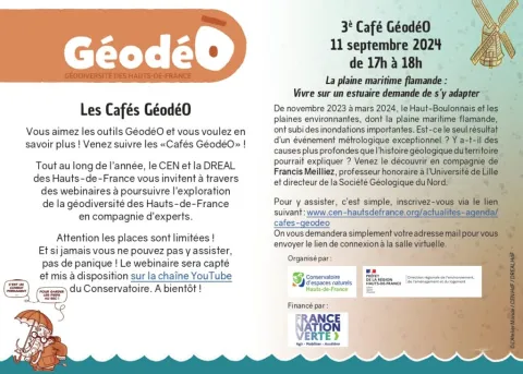 Café GéodéO – La plaine maritime flamande : vivre sur un estuaire demande de s’y adapter